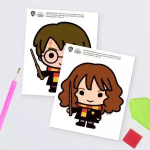 [아트박스]/아이러브페인팅 보석십자수 데코 스티커 해리포터와 헤르미온느10x12