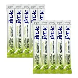 가그린 일회용 스틱 구강청결제 라임 10ml 100개 가글