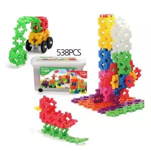[하프클럽/알티피아]사각 미니블럭 538PCS 블록끼우기 조립 창의력 장난감