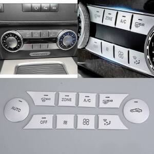 자동차 실내튜닝 커버 몰딩 센터 콘솔 에어 에어컨 버튼 트림 벤츠 C CLS GL GLK ML W204 S204 W166 C218 x