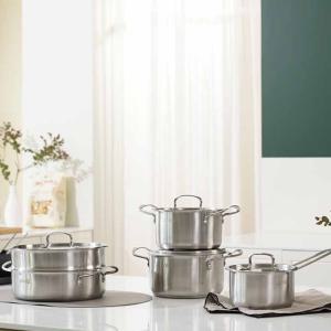 [JANIE] 제이니 다양한 열원 사용가능한 IH 3중바닥 스텐 냄비 5종 세트