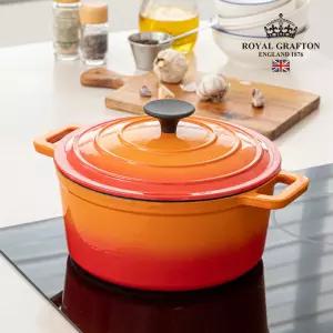 로얄그래프톤 스타크 무쇠주물냄비 양수 24cm