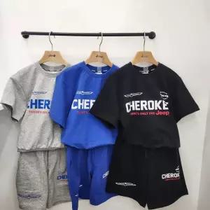 [지프키즈]체로키 반팔 맨투맨 세트 KP2TSU821KP2TPU821_JK