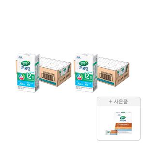 셀렉스 프로틴 음료 로우슈거 팩 190ml, 24입, 2개 (총 48개)+증정(프로틴바 너츠 50g, 6입, 1개)