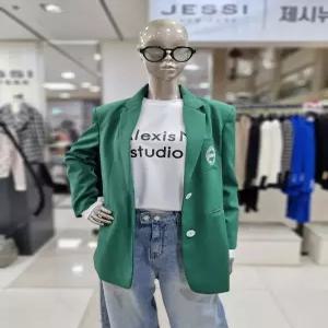 제시뉴욕 세이브존04 알렉시스N로고 캐쥬얼 자켓 AD25JP5370PP