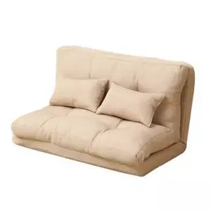 90cm 2인용 소파베드 각도 좌식 베이지 조절 (WFHJLUR)