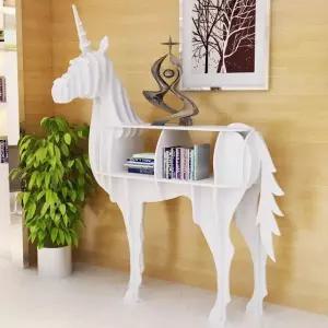 97cm 책장 유니콘모형 화이트 (WFHJMIM)