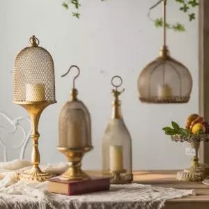 새장형 엔틱 캔들홀더01 (WFHJII4)