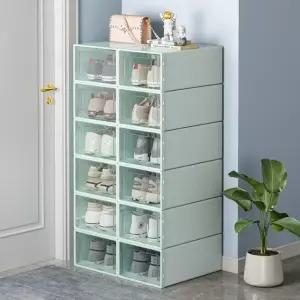 투명 신발 다용도 보관함 1 12칸 75CM 수납장B (WFHJI2U)