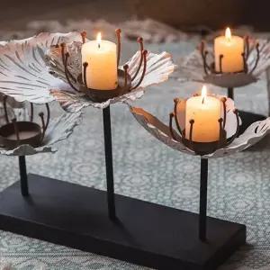 캔들 플라워 빈티지 스탠드 홀더03 (WFHJI1J)