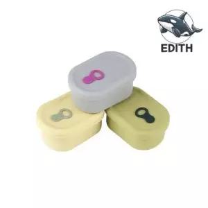 스팀홀 밀폐 실리콘 용기 이유식 수납 통 밀폐용기