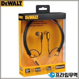 DEWALT 무선 블루투스 이어폰 Jobsite Pro 넥밴드 헤드폰 마이크가 있는 소음 감소