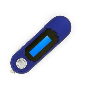 코스날 FM라디오 40시간 연속재생 이퀼라이저 USB 메모리 MP3 플레이어_블루 8GB