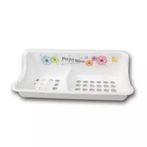 페러스 흡착 사각 비누대 대 비누 받침대 케이스 받침 거치대/거치 선반 트레이 홀더 보관 욕실 화장실 세