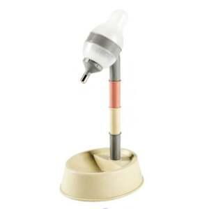 강아지 물병 높이조절 스탠드 물통 500ml 아이보리