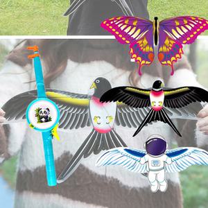 (날리기 쉬운) 제비 우주인 낚시연 만들기 낚시대연 날리기