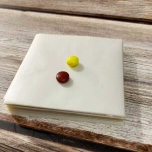 먹는 싸개지 답례품 포장지 5X8 찹쌀종이 떡집 500매 화과 비스킷 디저트 8X8CM