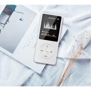 MP4 MP3 블루투스 스포츠 음악 플레이어 미니 워크맨 학생용 8인치 화면 카드 삽입