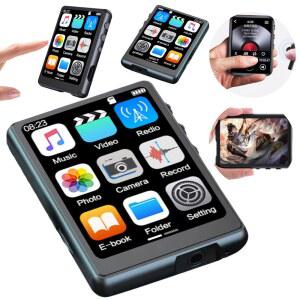 MP4 S6 MP3 플레이어 블루투스 HiFi 음악 내장 스피커 인치 터치 스크린 휴대용 전자 레코더