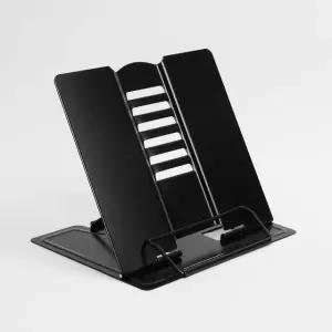 각도조절 독서대 블랙19cm 휴대용 책 접이식 북스탠드 (WFHKAOR)
