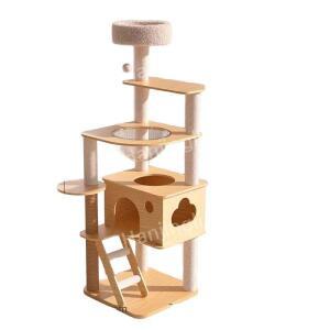 고양이 숨숨집 트리 DIY 빌라 케이지 원목 놀이터 해먹