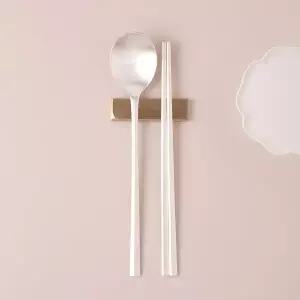 [한국도자기 리빙]한국도자기 레아 예단 은수저 1인 수저세트 (은99%/1벌112.5g)+ 외국인선물/혼수비단...