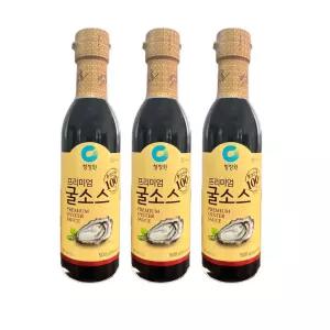 청정원 프리미엄 굴소스 500g 3개