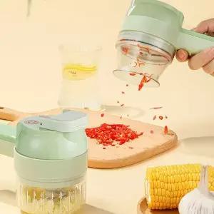 [핫트랙스]야채다지기 무선 자동 고추 파 채칼 슬라이스 K057