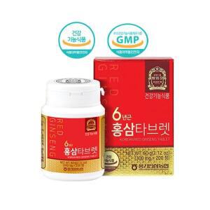 풍기인삼농협 직영 황풍정 6년근 홍삼타브렛 영양제 홍삼알약