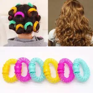 헤어 스프링 컬링 클립 롤러 헤어롤 셀프 웨이브 파마 구르프 8p 2세트