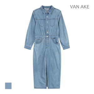 [반에이크] 올인원 데님 롱 원피스_VB3XDOU201Z