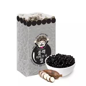 버블티 블랙 타피오카펄 1kg 대만 타로밀크티 펄
