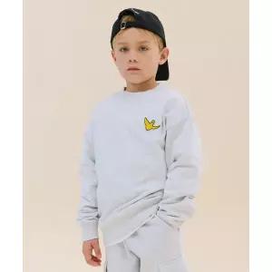 [마크곤잘레스키즈]엔젤 부클 맨투맨-화이트멜란지 (MG51TM01WM)_IC