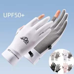 남성 여성 자외선차단 두손가락장갑 헬스 스포츠 자전거 미끄럼방지 등산 운전 두손가락 장갑