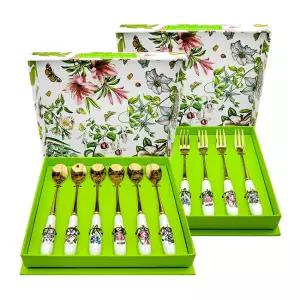 보타닉가든 골드 티스푼6p/티포크6p