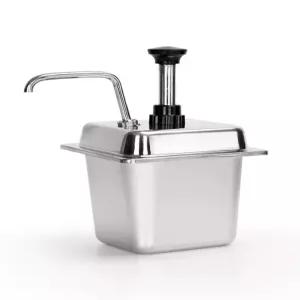 케찹 디스펜서대용량 소스 펌핑통 시럽 용기 레스토랑