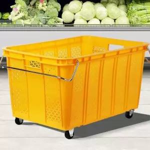 슈퍼운반상자 대형바퀴바구니 콘티 이사 컨테이너박스 수납바구니 바스켓 컨테이너박스