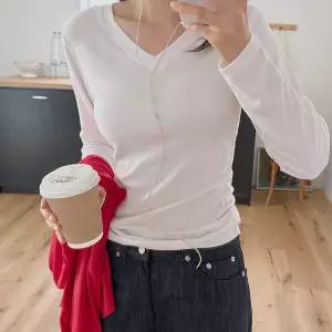 [제작/빅사이즈]이블렛 로브이 슬림핏 V넥 티셔츠 제이스타일