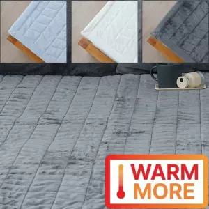 노튼 한국산 겨울용 침대 매트 잘자요밍크 프리미엄 논슬립 카페트 장모 극세사 고정밴드 패드