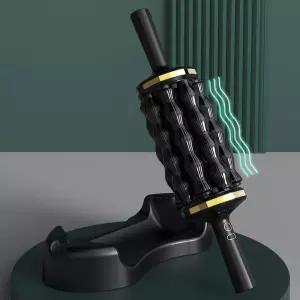 마이가 오토롤 자동 회전 롤러 마사지기 휴대 거치 2in1 전신 근육 마사지