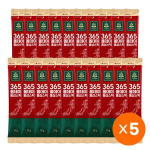 고려홍삼중앙회 365 올데이홍삼스틱 20포, 5개(총 100포)