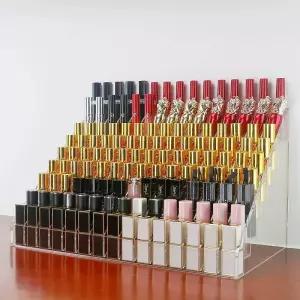 아크릴 립스틱 정리함 메이크업 보관대 매니큐어 아이섀도우 투명 진열 용품