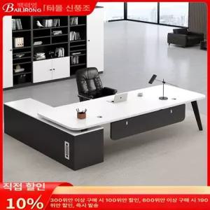 사무실 책상 업무용 컴퓨터 테이블 가구 직원 L형