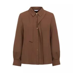 [올리비아하슬러][올리비아 하슬러] 우아한 드레이프 블라우스_OHCFBL204