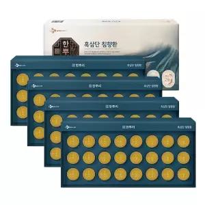 CJ 한뿌리 흑삼단 침향환X4개/명절선물세트/추석선물세트