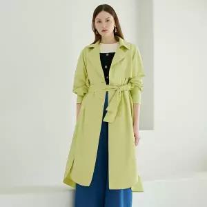 [롯데백화점]미니멈 와이드 카라넥 트렌치 코트 MYAGWY2030