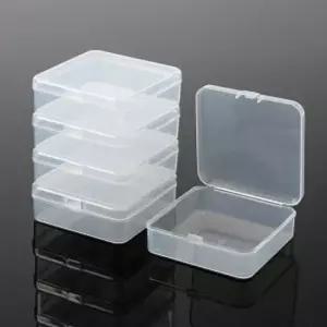 투명플라스틱미니수납케이스5p세트 85x85cm) 정리케이스 플라스틱상자 보관케이스