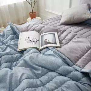 [리니와이즈] 뉴레이지 고밀도 피치스킨 사계절이불 베개세트 SS