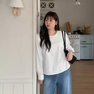 [제작/빅사이즈]이블렛 아르노 라운드 블라우스 제이스타일