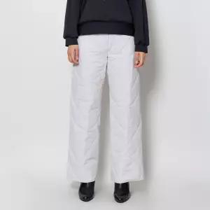 [디아스토리]데님라이크 일자 패딩 팬츠 (AHWPPT80)-IVORY